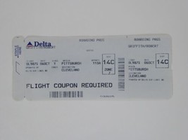Robert Griffith Cleveland Browns Airline Boarding Pass NFL 2002 - $9.89