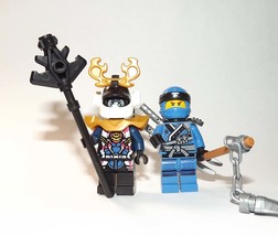 Jay And Samurai X Pixal Ninjago Set Of 2 Minifigure Toys Collections - $14.00