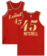 Donovan Mitchell Autographed Cavaliers Nike Wine City Edition Jersey Fan... - $559.00