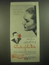 1945 Charles of the Ritz Face Powder Ad - This Xmas I'd like different  - $18.49