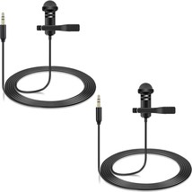 2 Pack Lavalier Microphone Compatible With Dji Mic 2 &amp; Rode Wireless - £26.21 GBP