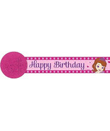 Sofia the First Disney Princess Kids Birthday Party Decoration Crepe Str... - $180.81 MXN