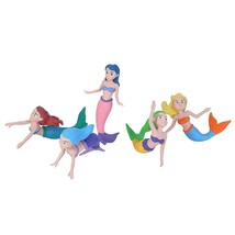 WILD REPUBLIC Mermaid Figurines Fivepiece Collection Polybag, Mermaid Toys, Merm - £30.29 GBP