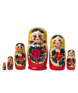 Semenov Nesting Doll - 5&quot; w/ 6 Pieces - £32.69 GBP