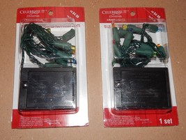 Christmas Light Up Craft Lights LED Multi Color Battery Run 2 Packs 20 T... - $6.49