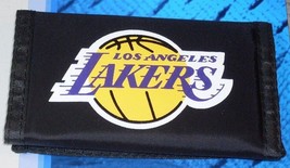 NBA Los Angeles Lakers Printed Tri-Fold Nylon Wallet by Rico Industries - £11.00 GBP