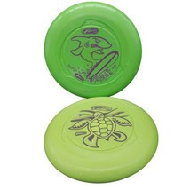 Wham-o Frisbee Disc. Surf Shark And Turtle Designs Lot Of 2 - £7.78 GBP
