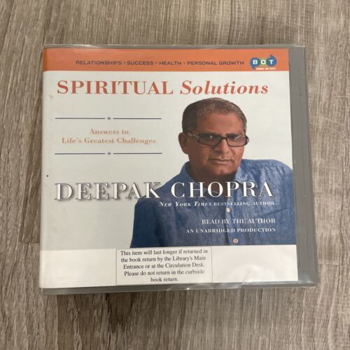 Spiritual Solutions by Deepak Chopra Ex Lib 5 CD Unabridged Audiobook - £7.48 GBP