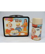 VINTAGE 1969 FAMILY AFFAIR THERMOS LUNCH BOX WITH THERMOS VERY CLEAN - $271.65 CAD