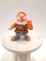 Vintage Disney Toy PVC Happy From Snow White and The Seven Dwarves VTG - $6.34