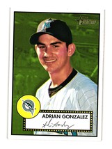 2001 Topps Heritage #180 Adrian Gonzalez Florida Marlins - $3.00