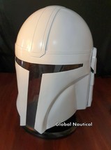 Medieval Mandalorian helmet Battle Ready Painted Finish Historical Steel Helmet - $120.65