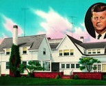 President John F Kennedy&#39;s Estate Casa Hyannisport Ma Unp Cromo Cartolina - $3.02