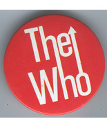 THE WHO 1984 Button Pin PETER TOWNSEND ROGER DALTREY VG CONDITION - $5.41 CAD