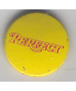 JOHN TRAVOLTA JAMIE LEE CURTIS PERFECT MOVIE 1981 Button Pin - £9.91 GBP