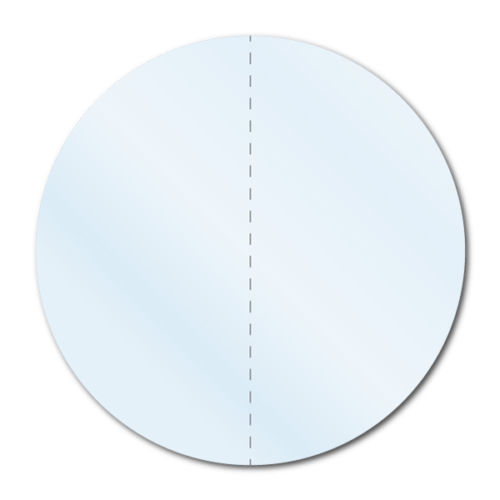 3/4&quot; Crystal Clear Round Packaging Perforated Permanent, Roll of 1,000 L... - $23.85