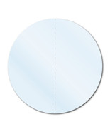 3/4&quot; Crystal Clear Round Packaging Seal Perforated Permanent, Roll of 50... - $23.85 CAD