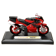 Honda NSR250 Red/Black Motorcycle Model, Motormax Scale 1:18 - £31.86 GBP