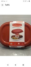 Rubbermaid Party Platter Container Set w/ Twist &amp; Seal Cup &amp; Lids NEW - £11.17 GBP
