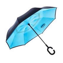 Umbrella Windproof, Revers Umbrellas for Women with UV Protection Random color - £25.69 GBP