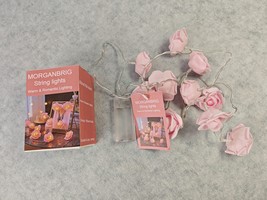 MORGANBRIG String lights,Rose - Shaped Bulbs and String Structure image 2