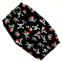 Dog Snood Black Jolly Roger Pirate Skulls Cotton  - $11.00+