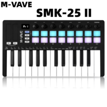 New/Sealed M-VAVE MIDI Keyboard SMK-25 II - $1,653.58 MXN
