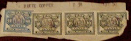 Nice Vintage Used Set of three New York 10 Cents and One New York 40 Cents Stamp - $4.94
