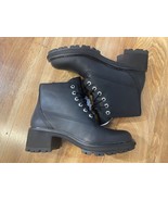TIMBERLAND WOMEN&#39;S KORI PARK 6&#39;&#39; INCH LACE UP NUBUCK BOOT BLACK FULL GRA... - $2,768.27 MXN