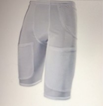 Football 5 Pocket Adult Girdle XXLarge. White Pant. Shipping In 24 Hours - $29.69