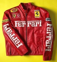 Veste de course en cuir Ferrari vintage RARE 2004 CHAMPION DU MONDE veste... - £123.37 GBP