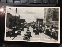 Vintage postcard Maine St Del Rio Texas View Scene Early 1900 Rrpc - £31.44 GBP