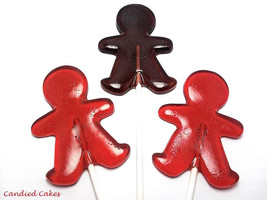 12 Gingerbread Man Lollipops - £10.92 GBP