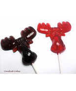 12 MOOSE HEAD LOLLIPOPS - Hard Candy Party Favors - $21.93 CAD