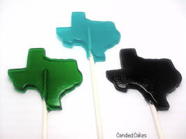 12 Texas Lollipops - Hard Candy Lollipops - $15.99