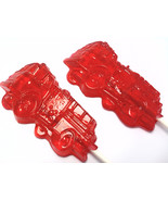 10 FIRE TRUCK LOLLIPOPS - Pick Any Color and Flavor - £11.05 GBP