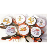 12 LOLLIPOPS with LABELS and Satin Ribbon - Birthday Favors - $27.42 CAD