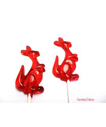 12  KANGAROO LOLLIPOPS - Pick Any Color and Flavor - £12.05 GBP