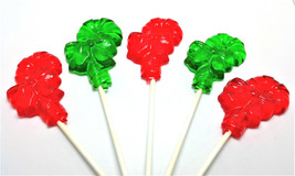 12 CANDY CANE with BOW Lollipops - Stocking Stuffers, Holiday Favors - £11.21 GBP