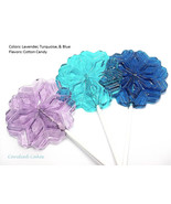 12 LARGE SNOWFLAKE LOLLIPOPS - Frozen Inspired Princess Party Lollipops - $15.99