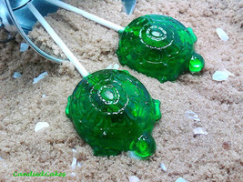 12 Turtle Lollipops - Pick Any Color And Flavor - £11.80 GBP