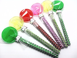 12 FUN POP LOLLIES - Matching Faux Rhinestone Stick, Wedding and Bridal ... - $18.99