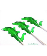 12 ALLIGATOR LOLLIPOPS - Any Color and Flavor - $20.56 CAD