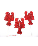 100  LOBSTER LOLLIPOPS - Wedding Favors - Select up to 3 colors and 3 fl... - $144.04 CAD