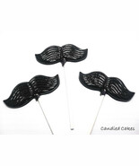 10  MUSTACHE LOLLIPOPS - Hard Candy Lollipops - $17.82 CAD