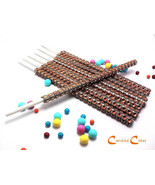 16 - BURNT ORANGE Cake Pop Bling Sticks - Free US Shipping - $16.45 CAD