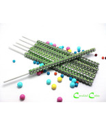16 - LIME Cake Pop Bling Sticks - Free US Shipping - $16.45 CAD