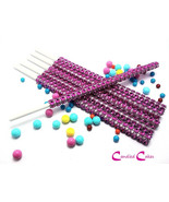 16 - FUCHSIA Cake Pop Bling Sticks - Free US Shipping - $11.99