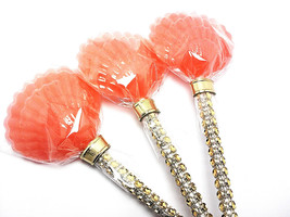 12 OPAQUE CLAM SHELL Lollipops with Bling Sticks - Available in any color, Weddi - £19.97 GBP