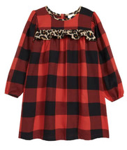 NWT NORDSTROM Kids&#39; Family Flannel Nightgown In Red Bloom Buffalo Plaid ... - $19.79